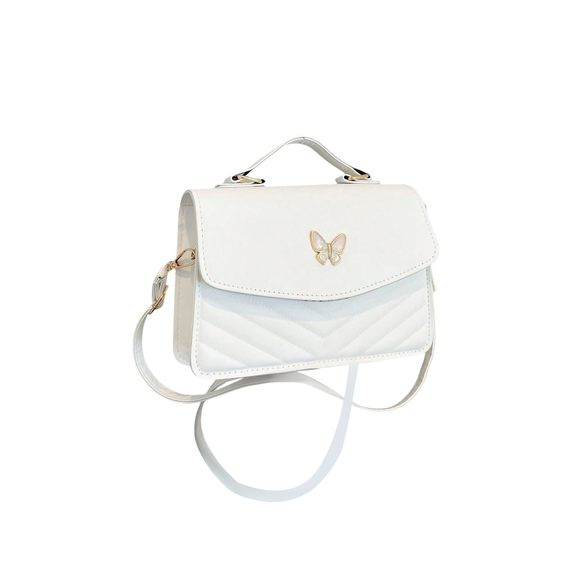 Butterfly Flap Square Bag Adjustable Strap Fashionable Crossbody Bags :') - Picture 1 of 6